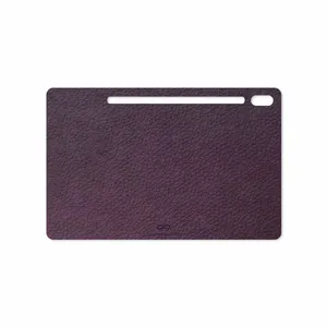برچسب پوششی ماهوت مدل Purple-Leather مناسب برای تبلت سامسونگ Galaxy Tab S6 2019 SM-T865