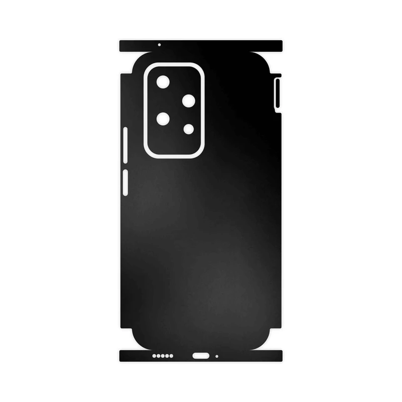 برچسب پوششی ماهوت مدل Matte-Black-FullSkin مناسب برای گوشی موبایل آنر 200 Lite
