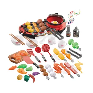 ست اسباب بازی آشپزخانه مدل Spray Barbecue Grill 69 PCS