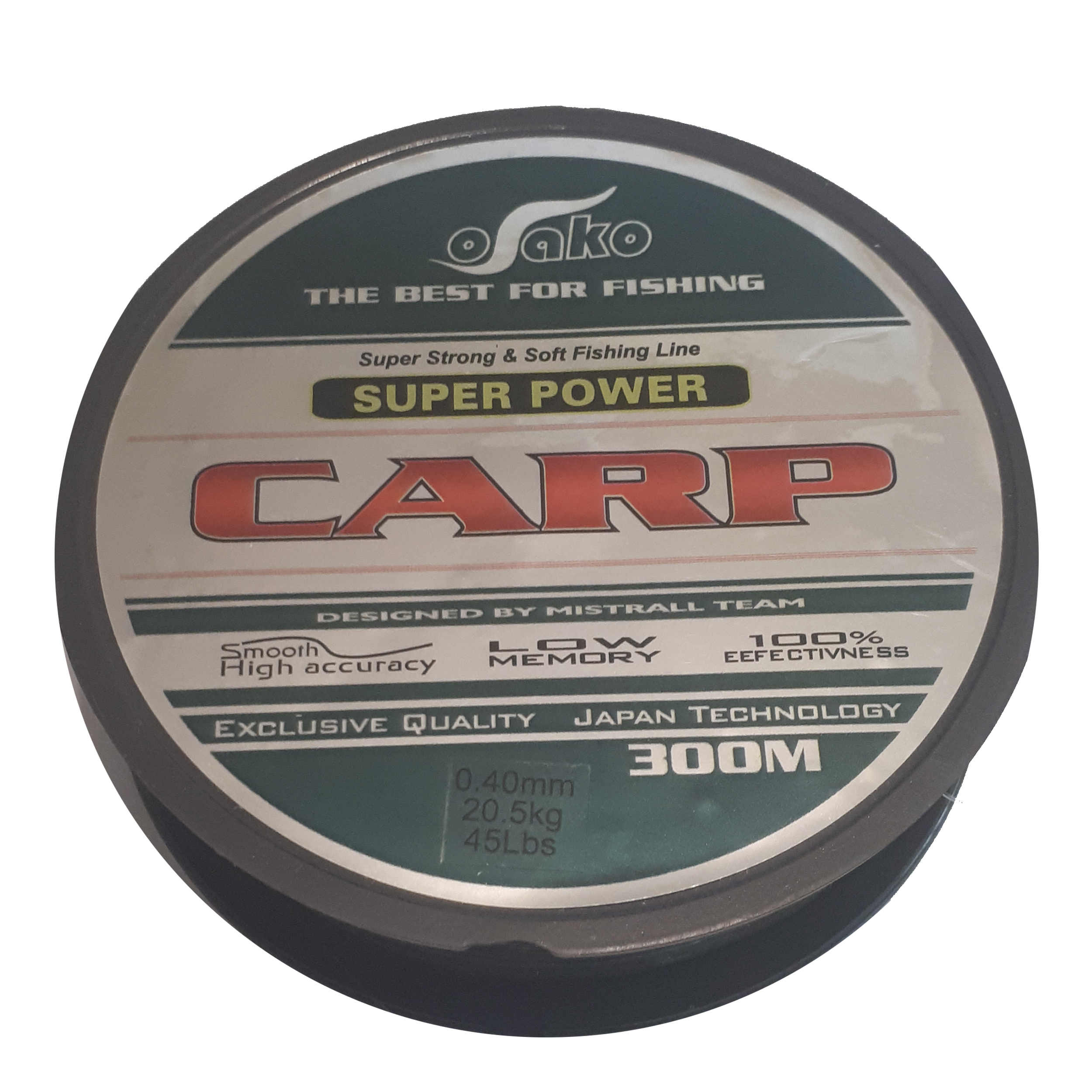 نخ ماهیگیری اوساکو مدل super power carp سایز0.40 میلی متر