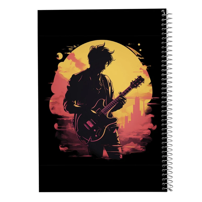 دفتر نت موسیقی 50 برگ مدوپد مدل ChainSaw Man کد DF10937