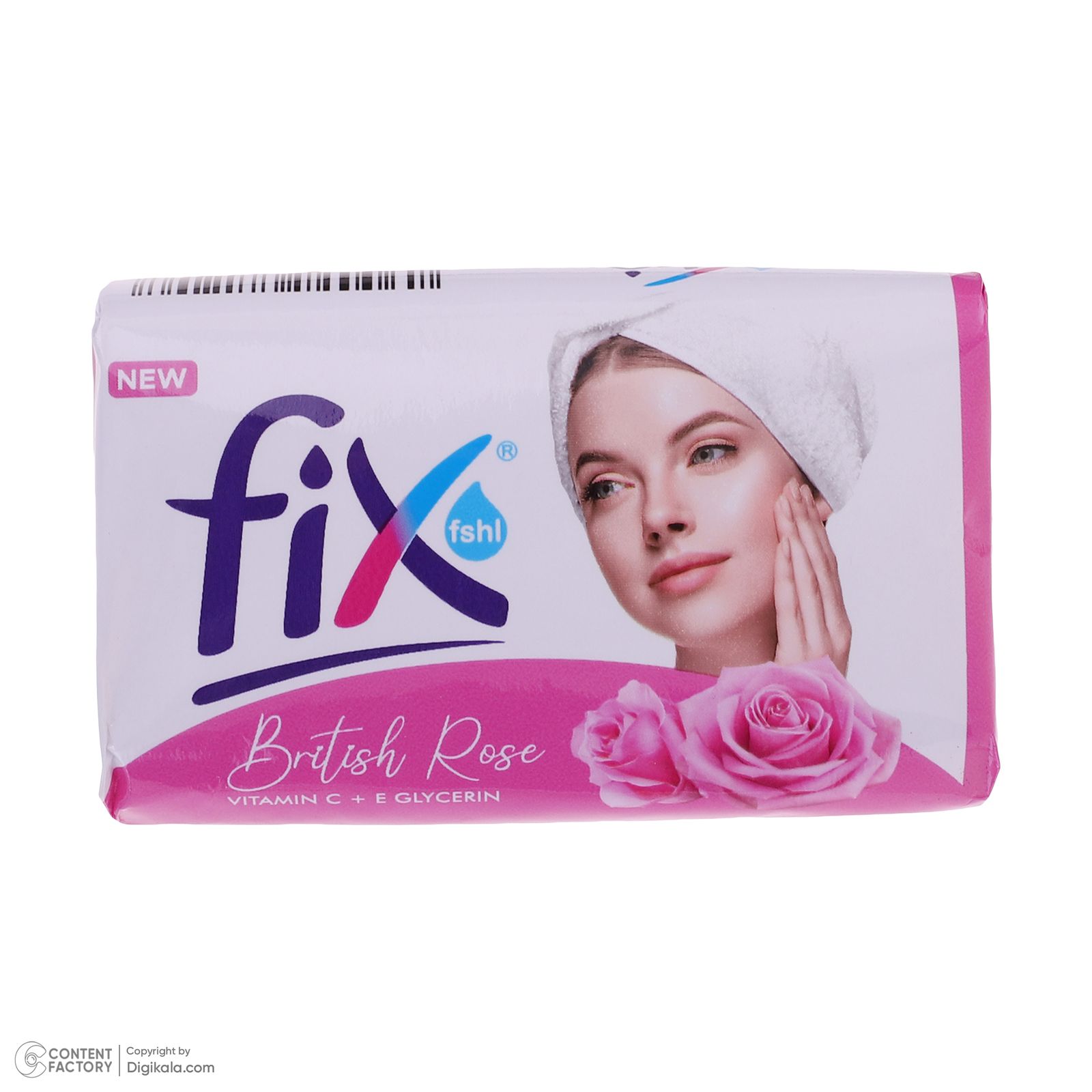 صابون شستشو فیکس مدل British Rose وزن 90 گرم بسته 6 عددی -  - 2