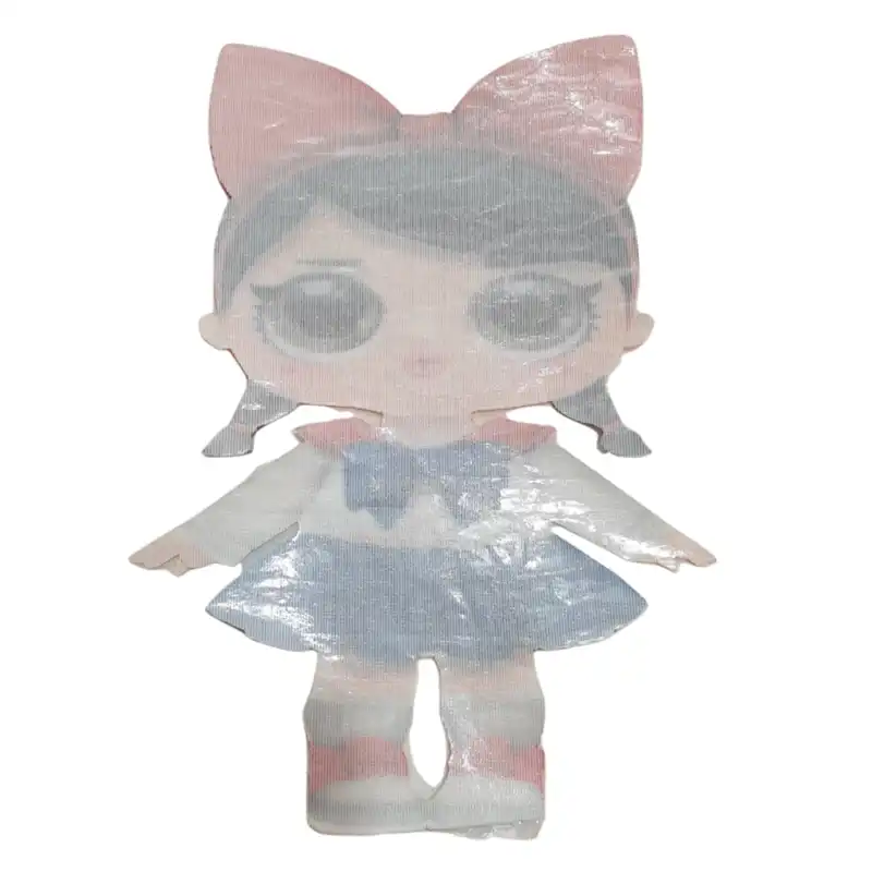 استیکر پارچه و لباس مدل دختر پاپیون قرمز