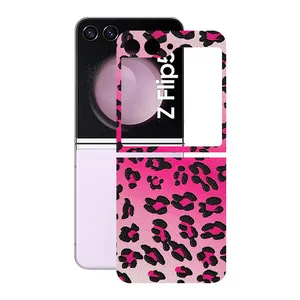 Remax cover sticker Leth model Leopard pattern design suitable for Samsung Galaxy Z Flip5 mobile phone