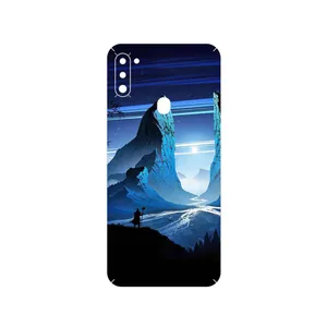 MAHOOT Blue Mountains Digital Art Cover Sticker for Samsung Galaxy A11