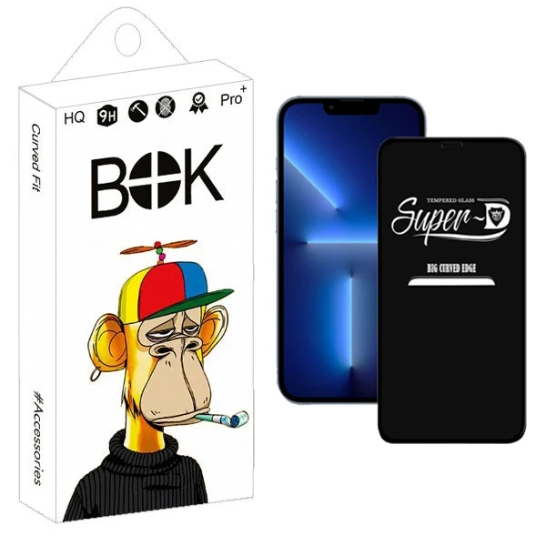 محافظ صفحه نمایش بوک مدل Transparent SuperD مناسب برای گوشی موبایل اپل iPhone 13 Pro