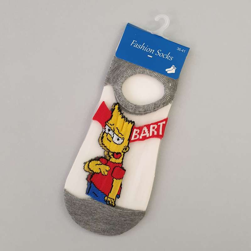 جوراب دخترانه مدل سیمپسون کد FBF-JB023GR