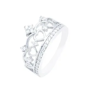 انگشتر نقره زنانه مدل taj-01