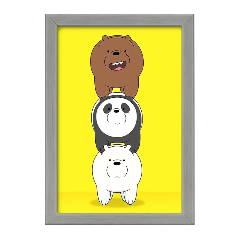 تابلو خندالو طرح انیمیشن سه خرس کله پوک کد 27640