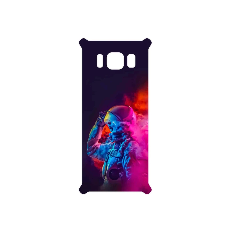 برچسب پوششی ماهوت مدل Smoke Rainbow Digital Art 1 مناسب برای گوشی موبایل سامسونگ Galaxy S8 Active