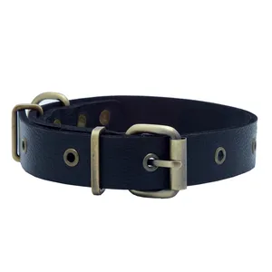  قلاده سگ کی تی مدل چرم طبیعی KT395BK