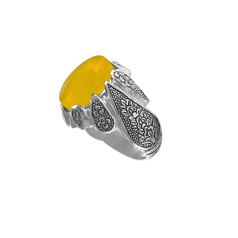 انگشتر نقره مردانه نقره جات لطفی مدل عقیق کد ANMS03E03 انگشتر نقره مردانه نقره جات لطفی مدل عقیق کد ANMS03E03