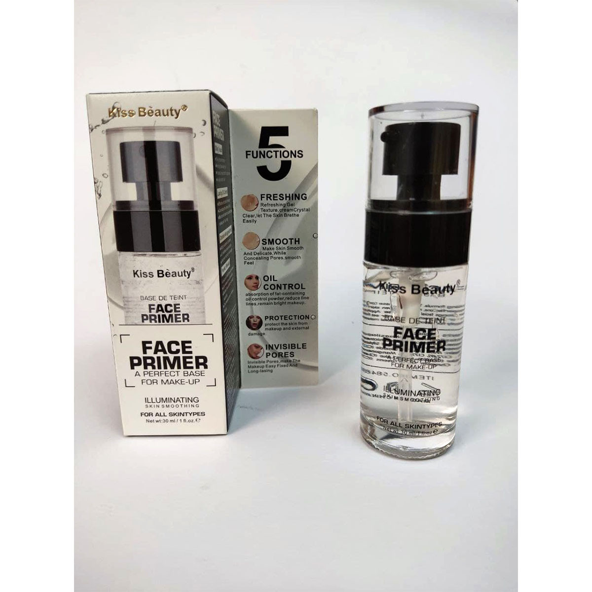 پرایمر تثبیت کننده آرایش کیس بیوتی مدل 5IN1 حجم 30 میلی لیتر پرایمر تثبیت کننده آرایش کیس بیوتی مدل 5IN1 حجم 30 میلی لیتر