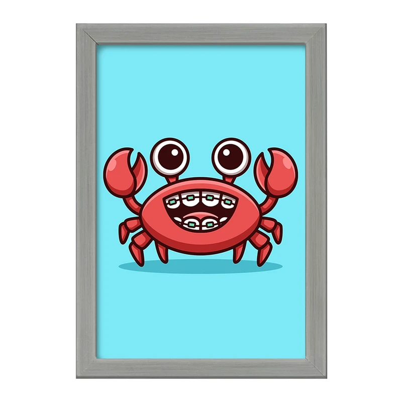 تابلو خندالو طرح حیوانات آبزی خرچنگ کد 28166