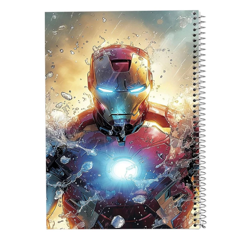 دفتر شطرنجی 50 برگ مدوپد طرح مردآهنی کد DF15639