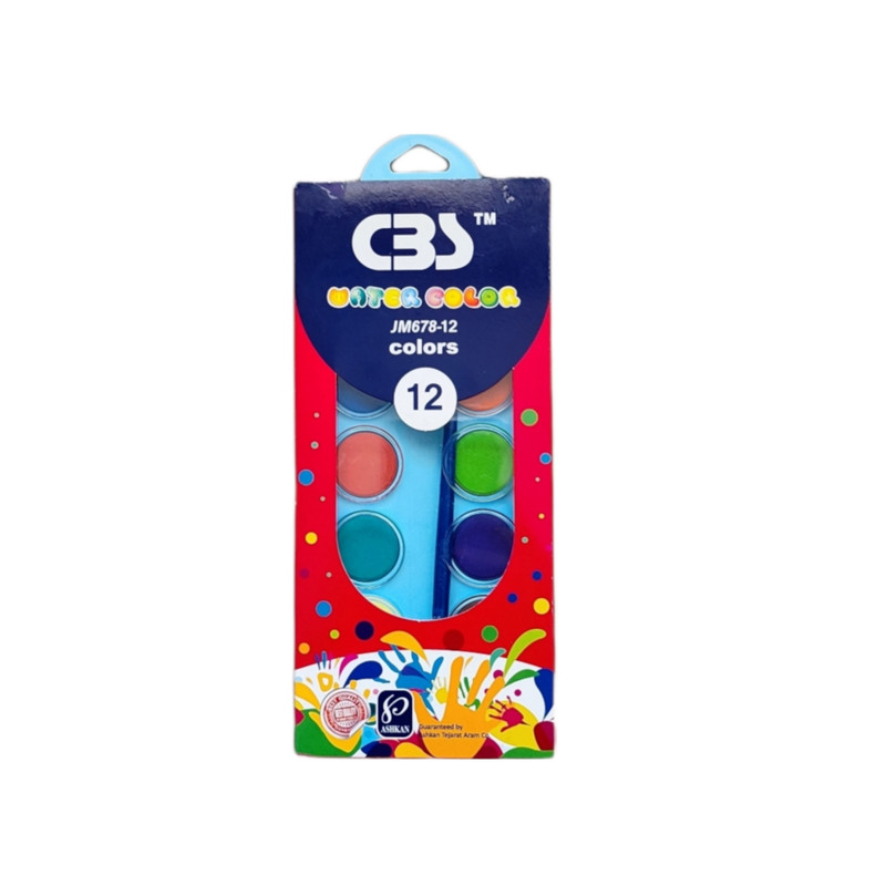 آبرنگ 12 رنگ سی بی اس کد 101