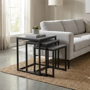 میز عسلی مدل ct-01 مجموعه سه عددی