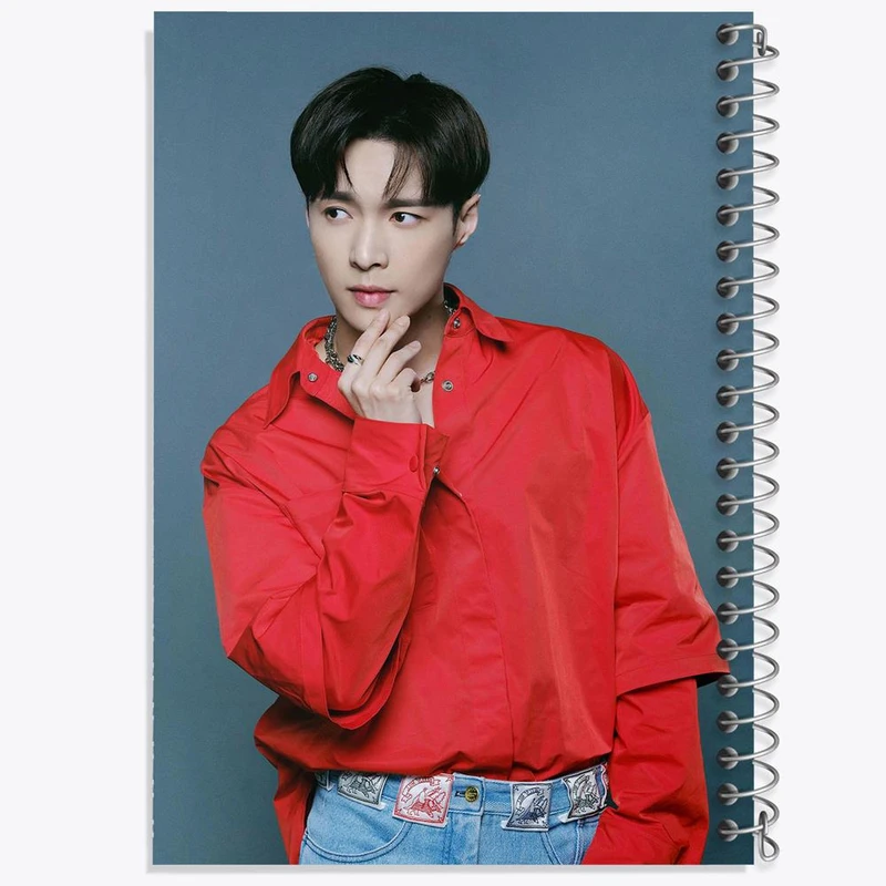 دفتر شطرنجی 50 برگ خندالو طرح لی گروه اکسو EXO کد 16794