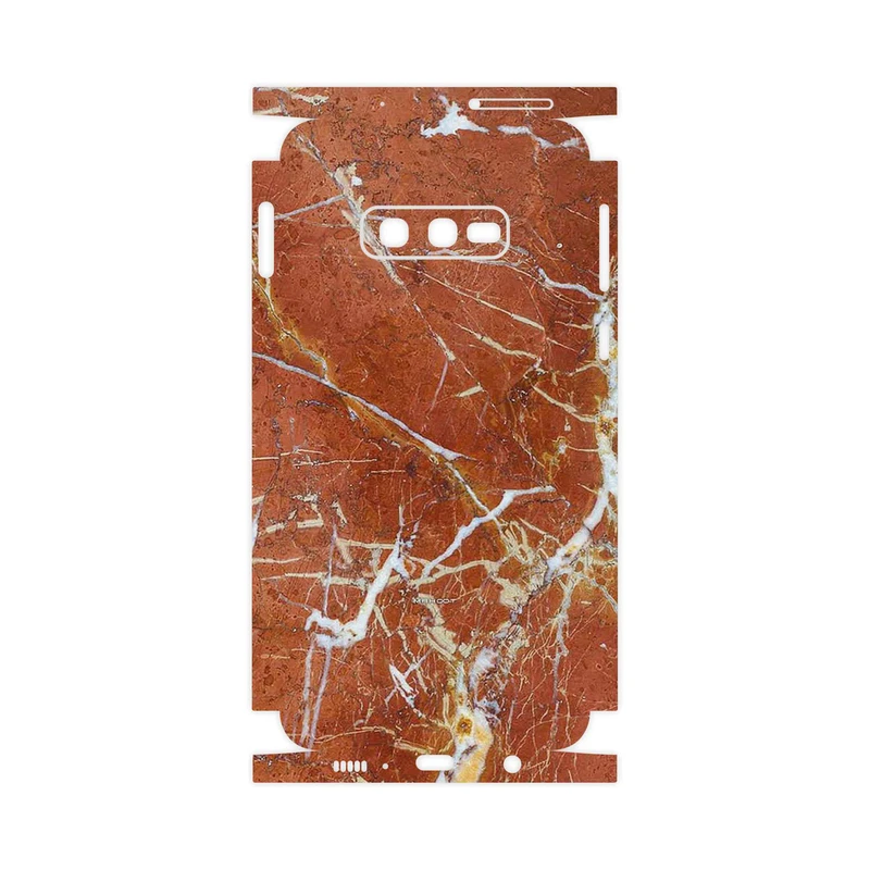 برچسب پوششی ماهوت مدل Red Marble-FullSkin مناسب برای گوشی موبایل سامسونگ Galaxy S10e