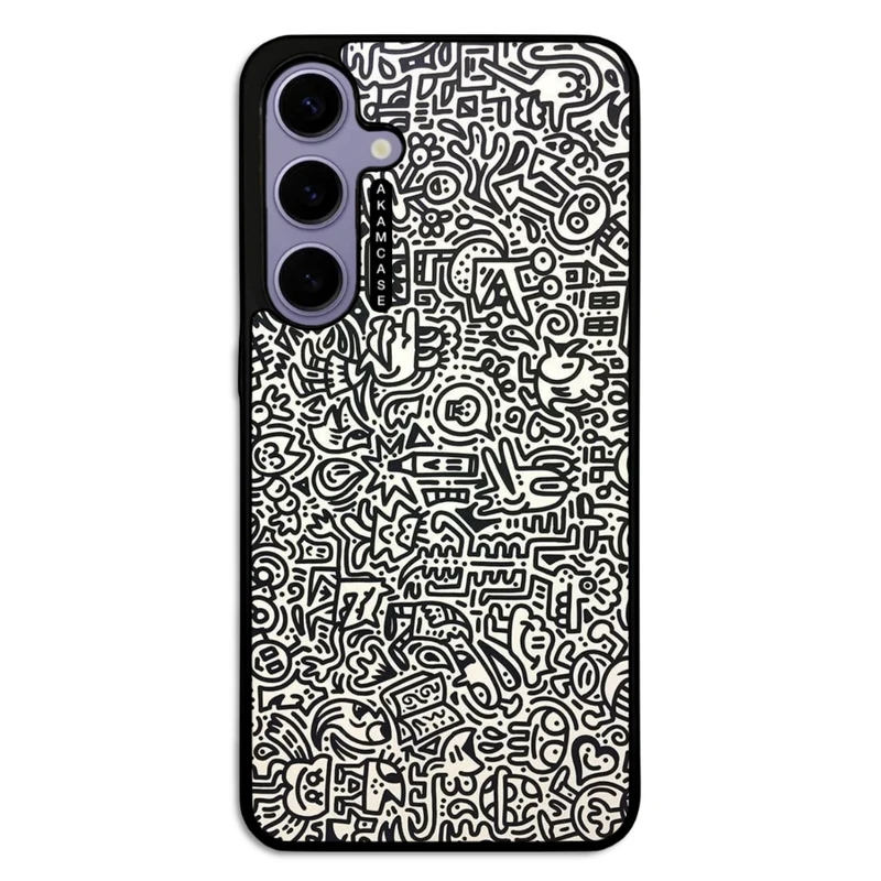 کاور آکام مدل AMC-WSGS24P-DOODLE17 مناسب برای گوشی موبایل سامسونگ Galaxy S24 Plus