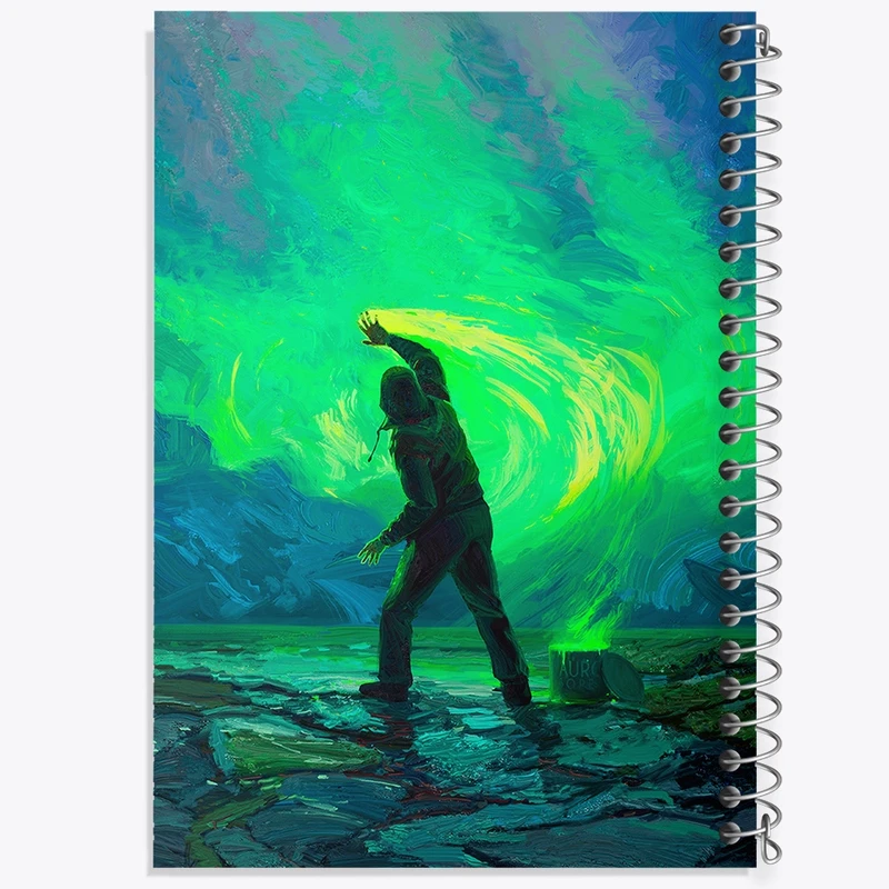 دفتر شطرنجی 50 برگ خندالو مدل کهکشان کد F14