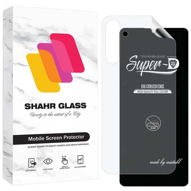 محافظ صفحه نمایش شهر گلس مدل SUNS مناسب برای گوشی موبایل سامسونگ Galaxy A15 4G / Galaxy A15 5G به همراه محافظ پشت گوشی 