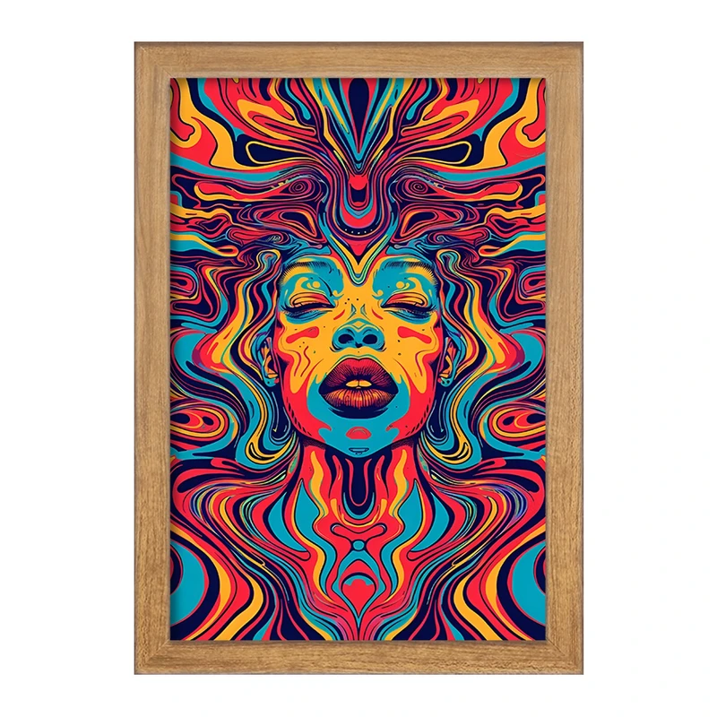 تابلو خندالو مدل انسان انتزاعی کد F4670