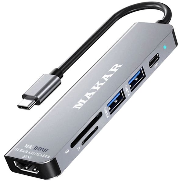 تجریه خرید هاب 6 پورت USB-C ماکار مدل MK-HDMI
