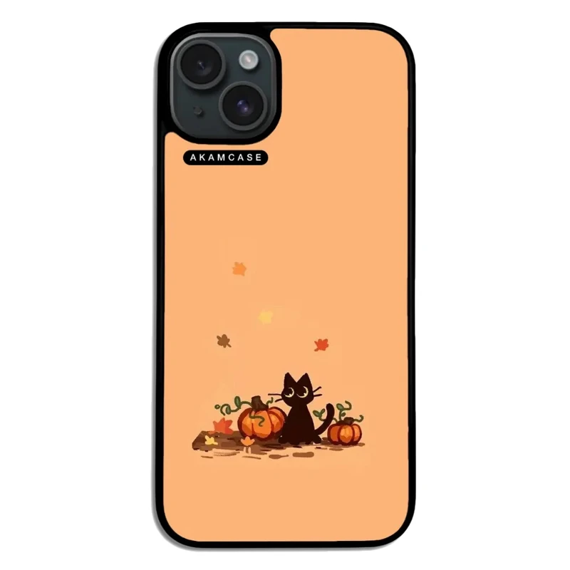 کاور آکام مدل AMC-WA15PLUS-PUMPKIN-1 مناسب برای گوشی موبایل اپل iPhone 15 Plus