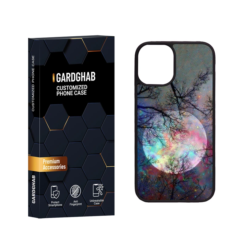 کاور گارد قاب مدل دور ژله ای منظره و طبیعت مناسب برای گوشی موبایل اپل iPhone 12 Mini