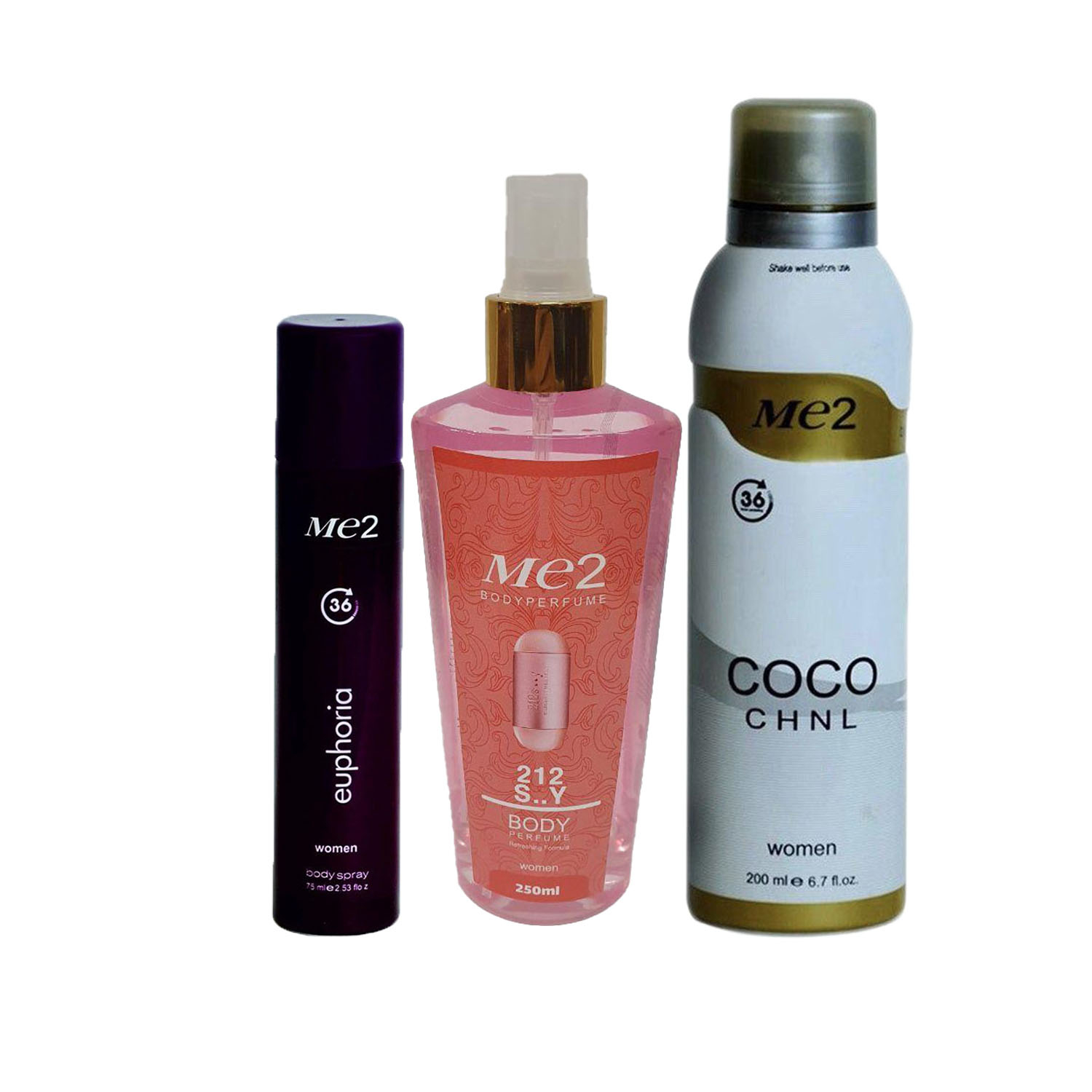  بادی اسپلش و اسپری بدن زنانه می تو مدل 217 مجموعه 3 عددی 