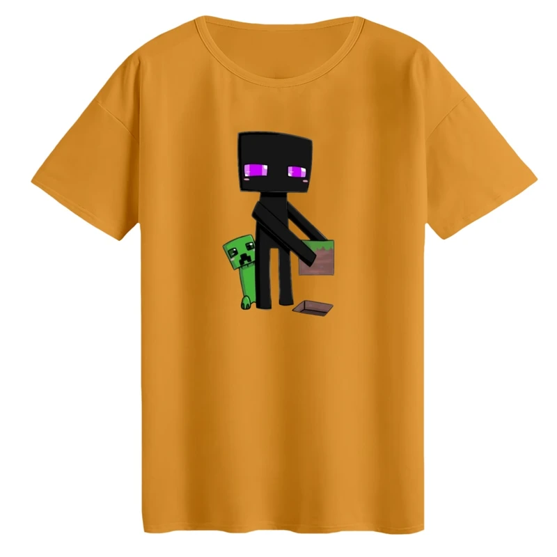 تی‌شرت لانگ آستین کوتاه زنانه مدل ماینکرفت