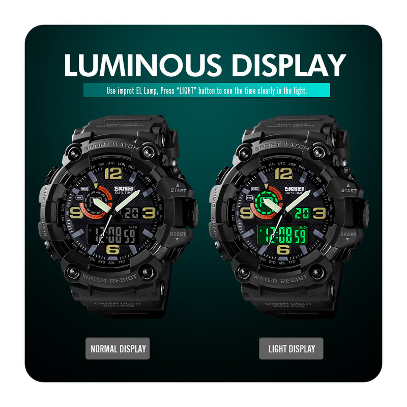 ساعت مچی عقربه‌ای مردانه اسکمی مدل 1520BK