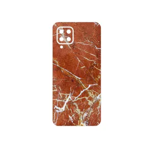 MAHOOT Red Marble Cover Sticker for Samsung Galaxy F22