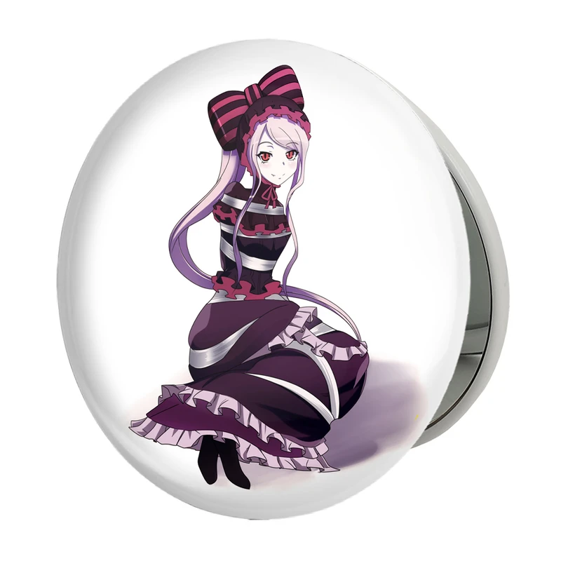 آینه جیبی خندالو طرح شالتر انیمه اورلرد Overlord مدل تاشو کد 18333 