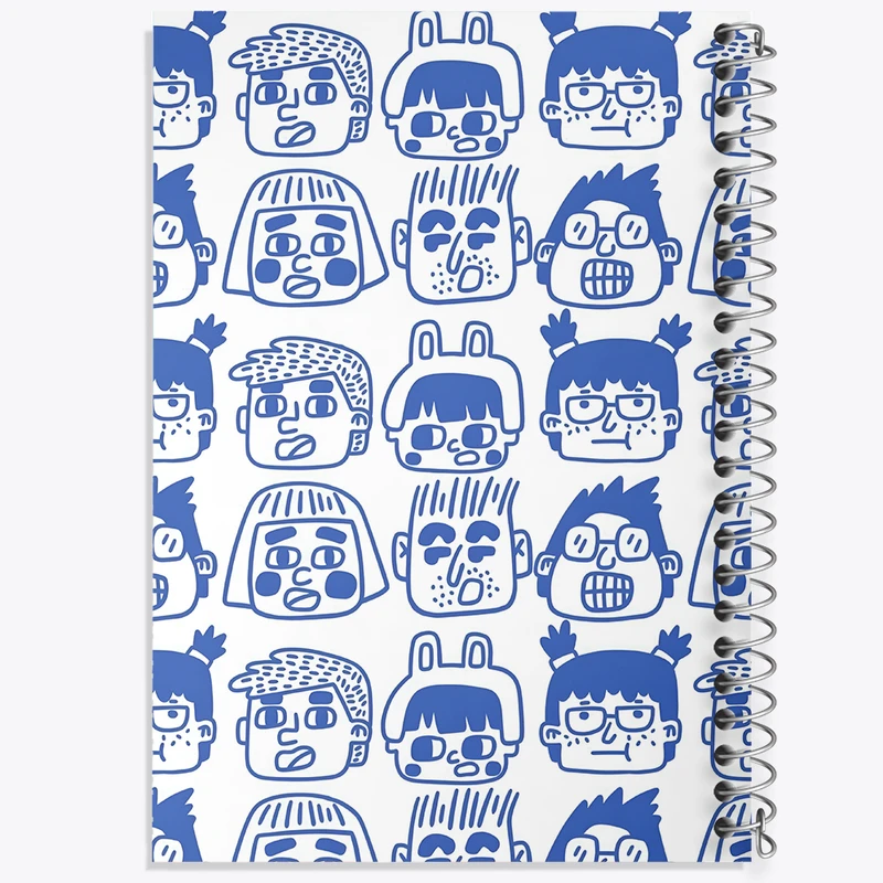 دفتر مشق 100 برگ خندالو طرح پرتره ها کد N3215