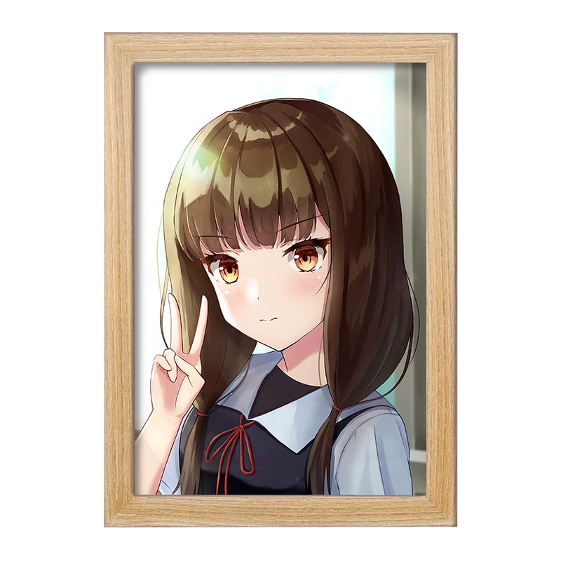 تابلو خندالو مدل ماکی شیجو انیمه کاگویا ساما  کد 15995