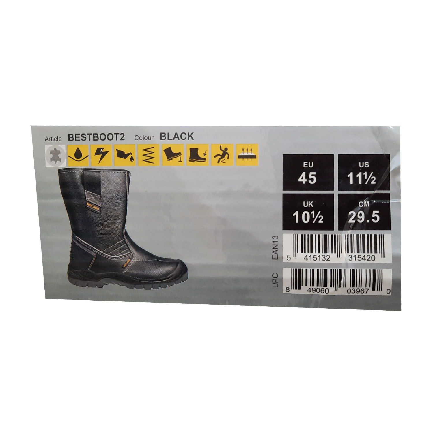 چکمه ایمنی سیفتی جاگر مدل BESTBOOT2