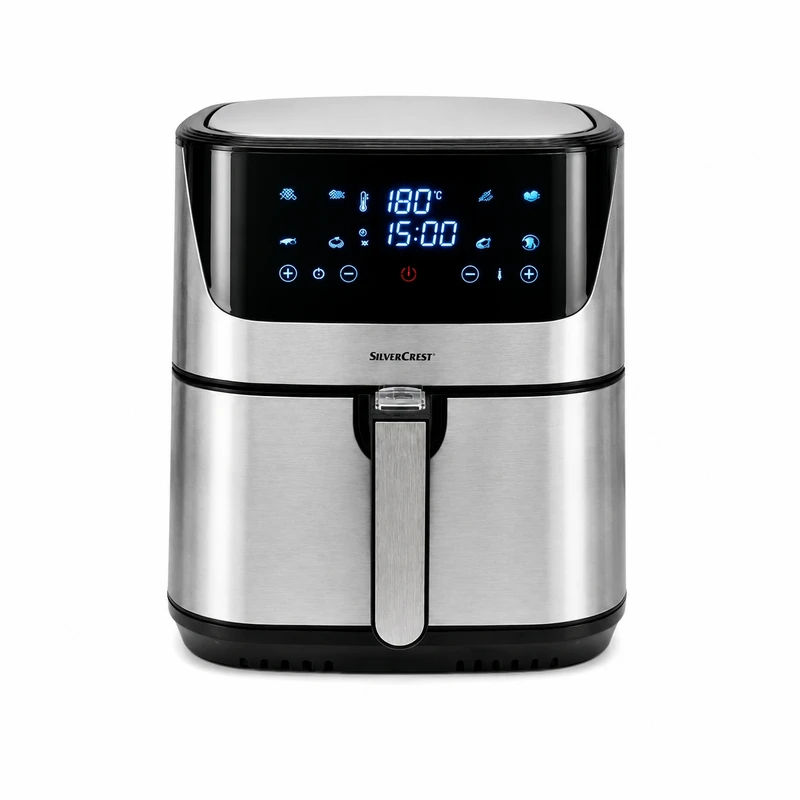 سرخ‌کن هواپز 13 لیتری سیلور کرست مدل XL-7091 با دمای 60 تا 200 درجه، بیش از 7 برنامه پخت، حالت پخت سریع، پوشش نچسب