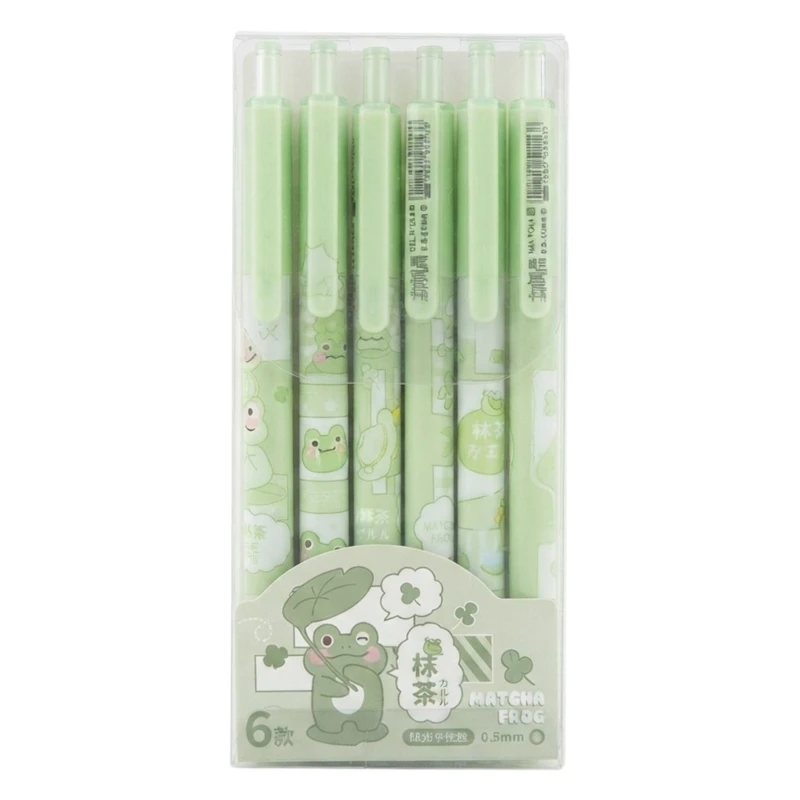 خودکار 0.5 میلی متری مدل YM-1173  طرح قورباغه بسته ۶ عددی 