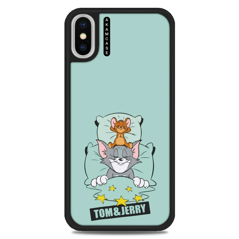 کاور آکام مدل AMC-WAX-TOM & JERRY10 مناسب برای گوشی موبایل اپل iPhone X/Xs