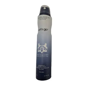اسپری دئودورانت مردانه لتس گو مدل marley essence حجم 200 میلی لیتر