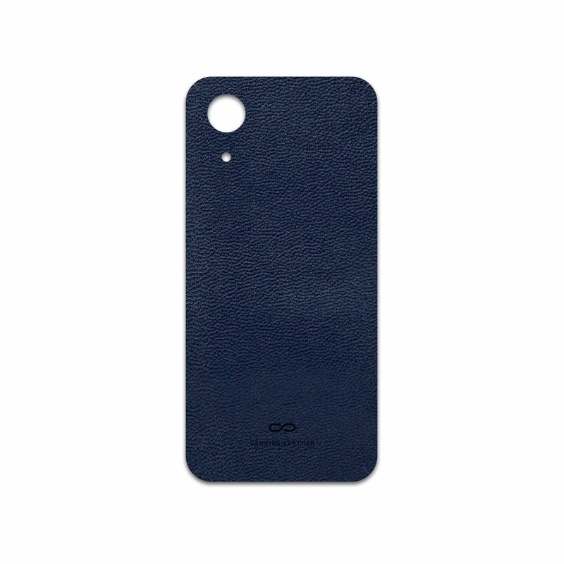 برچسب پوششی ماهوت مدل Deep-Blue-Leather مناسب برای گوشی موبایل سامسونگ Galaxy A03 Core