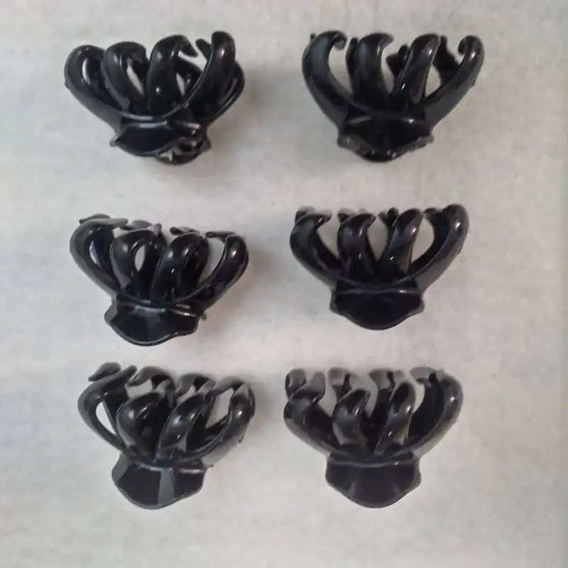 کلیپس مو زنانه مدل pf02 مجموعه 6 عددی