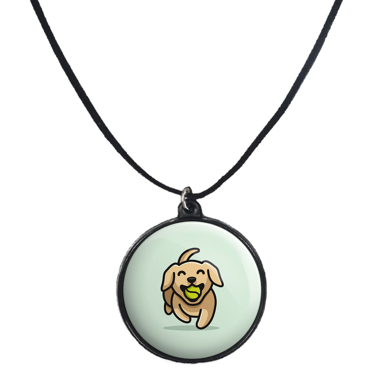 گردنبند پرمانه طرح حیوانات کیوت کد pmb.21502 مدل دو طرفه