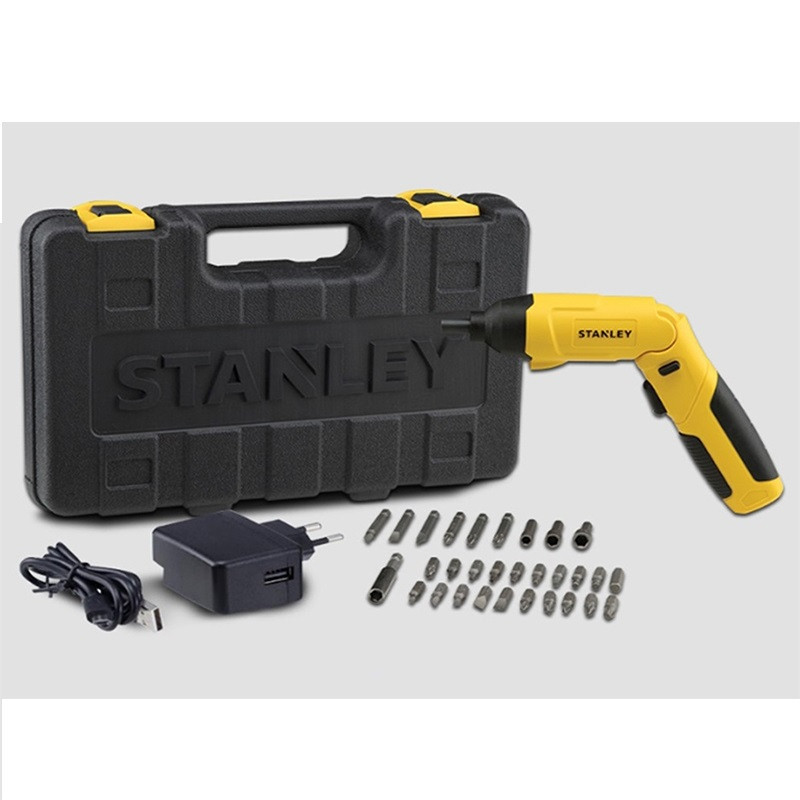 مجموعه 32 عددی پیچ گوشتی شارژی 4 ولت استنلی مدل SCS4K مجموعه 32 عددی پیچ گوشتی شارژی 4 ولت استنلی مدل SCS4K