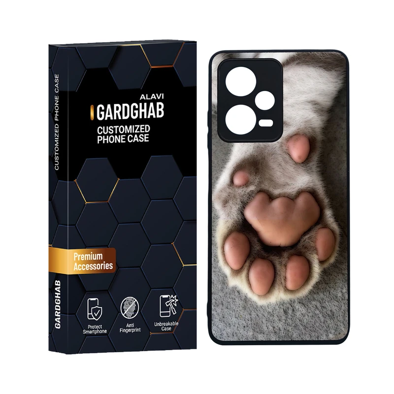 کاور گارد قاب علوی مدل دورژله ای هنری مناسب برای گوشی موبایل شیائومی Redmi Note 12 Pro 5G