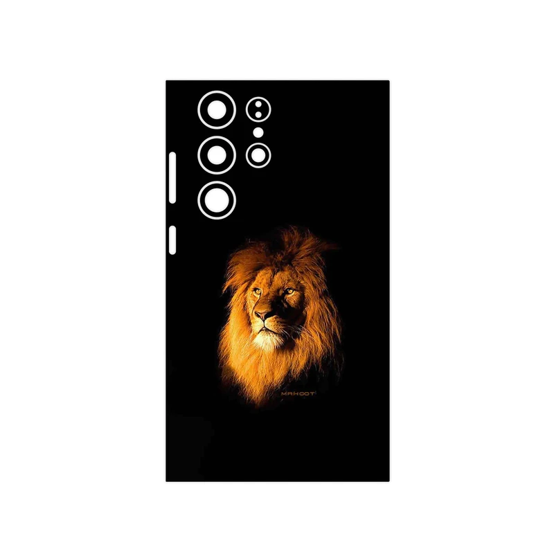 برچسب پوششی ماهوت مدل Lion مناسب برای گوشی موبایل سامسونگ Galaxy S23 Ultra