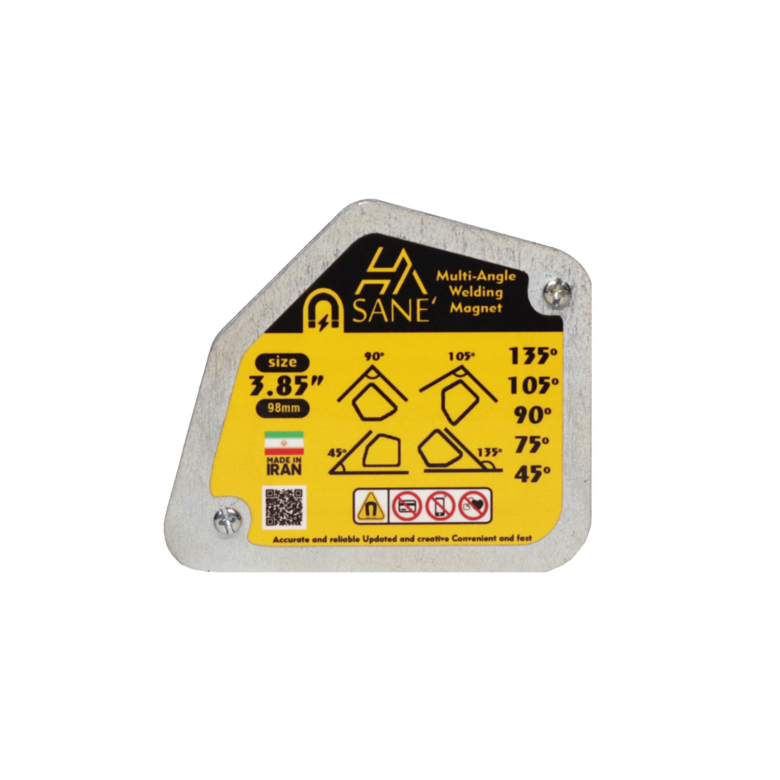 گونیا جوشکاری صانع مدل پنج ضلعی کد 3/85