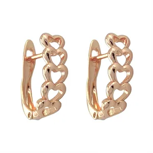 گوشواره زنانه ژوپینگ مدل قلب کد E4070